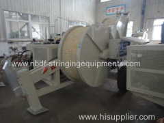 8 Ton Overhead Lines Hydraulic Tensioner for Two conductors stringing with Germany Deutz engine