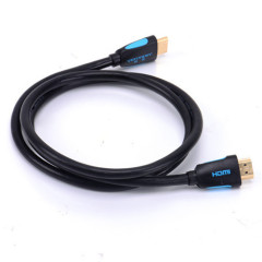 High speed round hdmi cable with Gold Connector Support 4k 2K 1.4V for 3D 1080P Ethernet 1.4V