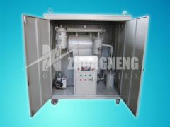 Vacuum transformer oil filtration machine
