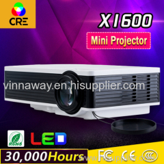 800*480 pixel real 720p home theater lcd projectors with LED lamp projector in 2016 Chinese supplier