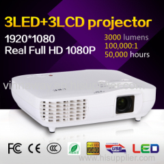 Smart projector office&school supplies office equipment LCD 1920x1080p projector presentation equipment Projectors