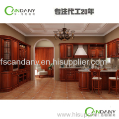 Foshan Candany Kitchen Cabinet Solid wood Cherry Kitchen Cabinets