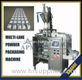 Multi-track powder sachet packing machine 4 side sealing