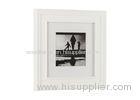 Single Opening 5x5 Matted MDF Gallery Photo Frame In Solid Matte White