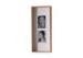 Two 4x6 Openings Wooden Matted Gallery Photo Frame In Natural Color Finishing