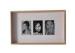 Three 4x6 Openings Wooden Collages Photo Frame In Natural Color Finishing