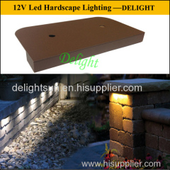 LED Retaining Wall Light for Hardscape Lighting LED under deck rail light for deck lighting