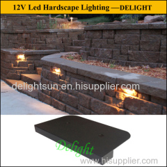 LED Retaining Wall Light for Hardscape Lighting LED under deck rail light for deck lighting