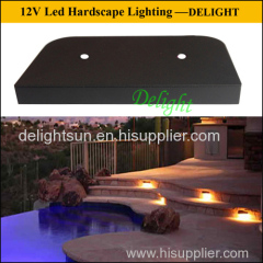 12V LED Hardscape Light for landscape lighting 12V led step light stone and brick cap railing light led under deck light