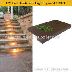 12V LED Hardscape Light for landscape lighting 12V led step light stone and brick cap railing light led under deck light
