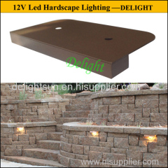 12V LED Hardscape Light for landscape lighting 12V led step light stone and brick cap railing light led under deck light