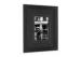 MDF Gallery simple wooden photo frames In Pure Solid Black Finishing One 8x12 Opening