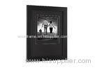 Solid Black Color MDF Photo Gallery Frames With Double Mats Construction