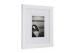 A Single Opening 8x12 White Wood Gallery Frames With Double Mats Construction