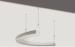 Semi - Circle LED Suspension Light Pendant Down Light 50 Watt IP20 Dustproof