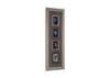 Four Multi Front 4x6 Openings Wall Hanging Multi Photo Frames On Long Narrow Plank