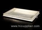 21x15 Overall Size MDF Materials Wood Jewelry Trays In Antique Foiled Silver