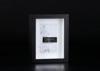 MDF Shadow Box Matted 4&quot;x6&quot; Tabletop Frame In Outer Black With White Inlay