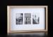 Shadow Box 3 Openings Matted 4x6 Wooden Collages Frames In Natural Finishing