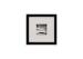 Floating Matted High Glossy Black wood photo frames Hung on the wall for home decor