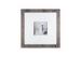 One 10x10 Opening Wooden Gallery Photo Frame In Antique Bushed White