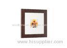 5x5 Opening Wooden Veneer Gallery Photo Frame In Washed Brown Colors