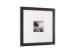 One 10x10 Matted Wooden Gallery Picture Frame In Washed Black Color