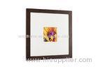 A Single Opening 10x10 Wooden Gallery Photo Frame In Washed Brown Finishing