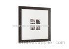 4 Multi Openings 5x5 Gallery Photo Frame In Antique Washed Black Color