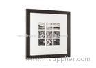 Nine 4x4 Matted Openings Gallery Picture Frame In Washed Black Finishing