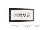 Four Openings 5x5 Matted Gallery Photo Frame In Washed Black