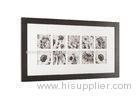 Ten Openings 5x5 MDF Gallery Photo Frame In Washed Black Color