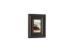 One Single Opening 4x6 Gallery Photo Frame In Solid Black Color