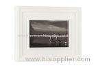 One Small Rectangle 4x6 Opening Gallery Photo Frame In Pure Solid White