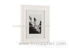 MDF Matted 4x6 Single Opening Gallery Photo Frame In Contemporary Pure White