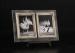 5x7 Front Floating Openings Tabletop Photo Frames In Antique Black Board Background