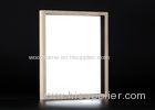 Fir Wood Shadow Box Framed Mirror In Natural And Black Colors Custom Wood Framed Mirrors