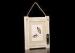Wall Hung Single 5 x 7 Matted Wooden Collage Frames In Antique Brown Finishing