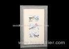 Rustic Vertical Three Multi Openings Collages Photo Frames Made Of MDF In Antique Finishin