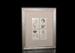 Vintage Foiled Antique Silver Collage Photo Frame With Four Matted 4x6 Openings