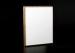 Wall Decorative 21"x17" Boxed Solid Wood Frame Mirror In Antique Foiled Gold Color