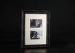 2 Openings Double Matted 5x7 Collage Photo Frame In Distressed Rich Black Color