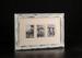 Three Opening 4x6 Matted MDF Collage Photo Frame In Distress White Colors