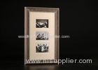 Antique Green Three Openings Wooden Collage Photo Frame With Three 4x6 Photos