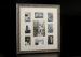 Wooden Nine Multi Opening 4x4 Collage Photo Frame In Washed Natural Finishing