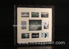 Mixed Nine Openings MDF Collage Photo Frame In Distressed Black Finishing