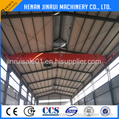 Single girder steel mill workshop overhead eot crane