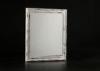 Distressed White Wall Hung MDF Contemporary Framed Mirror Which Size is 23x19