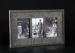 5x7 Wooden Matted Wall Hanging Photo Frame With Three Openings