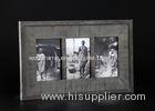 5x7 Wooden Matted Wall Hanging Photo Frame With Three Openings